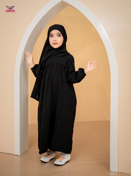 AMEENA JUBAH & SHAWL (BLACK)