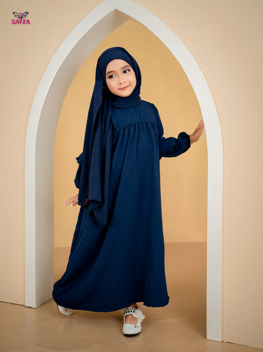 AMEENA JUBAH & SHAWL (NAVY BLUE)