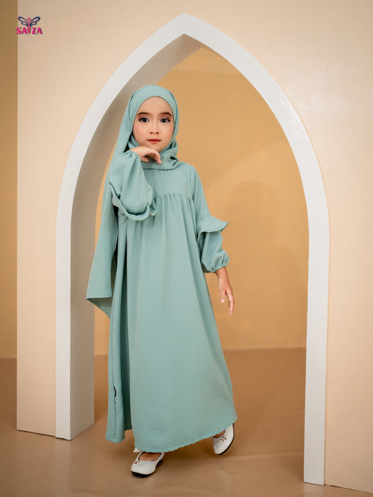 AMEENA JUBAH & SHAWL (MINT GREEN)